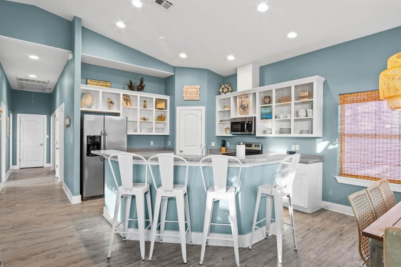 New 5 Bdrm W/Pool, Observation Deck Walk To Beach! Порт-Аранзас Экстерьер фото