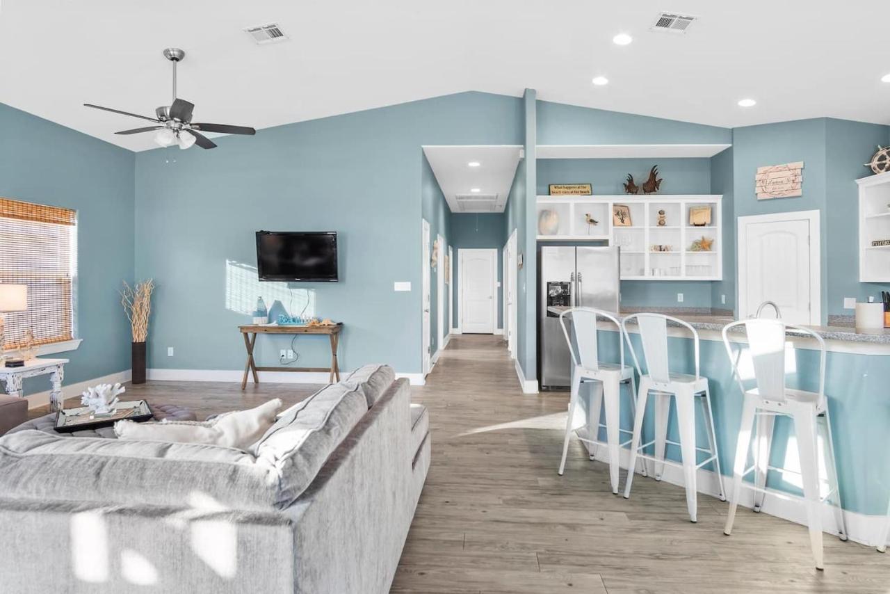 New 5 Bdrm W/Pool, Observation Deck Walk To Beach! Порт-Аранзас Экстерьер фото